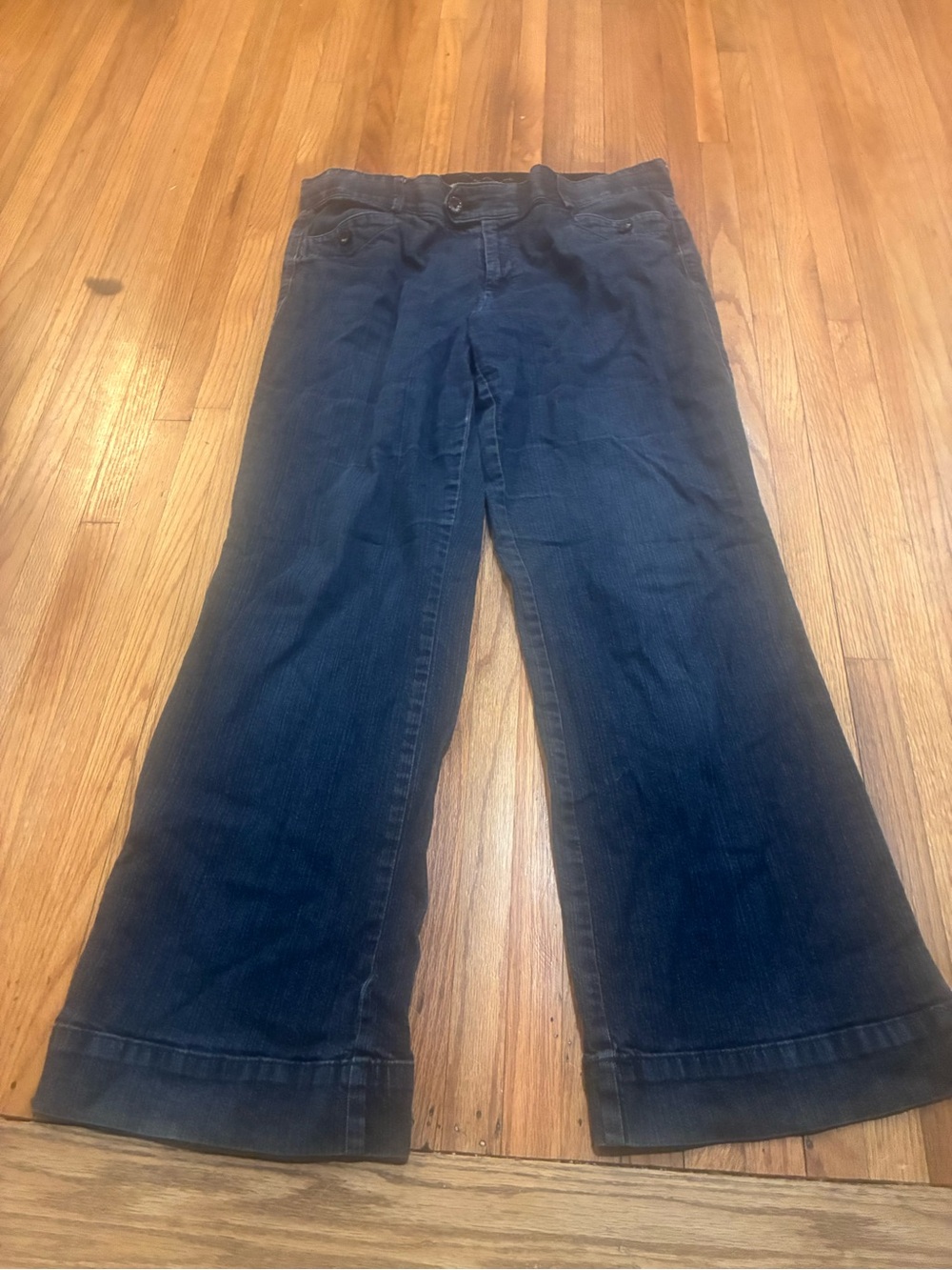 Dockers size 16 Wide Leg Women’s Jeans in Dark Blue